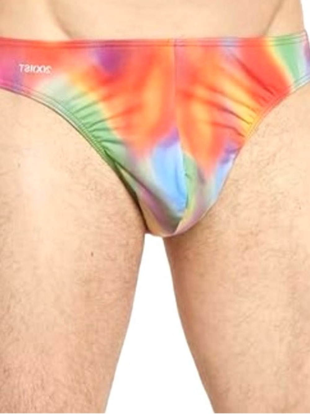 2xist Men's Sliq Hip Brief - Red to Orange Gradient